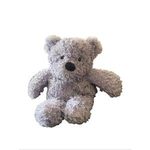 Warmies Purple Lavender Curly Bear Cozy Plush Toy Stuffed Animal 14”